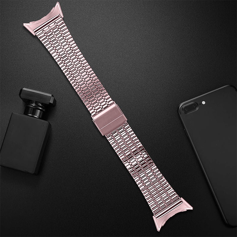 Metal Watch Strap for Google Pixel Watch 2 Pixel Watch Dual Buckle Design Watch Band Metal Watch Strap for Google Pixel Watch 2 Pixel Watch Dual Buckle Design Watch Band